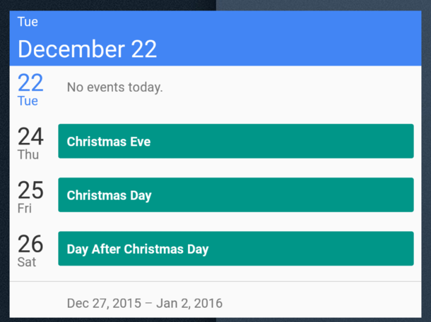 Thanks Google I had forgotten what Dec  was