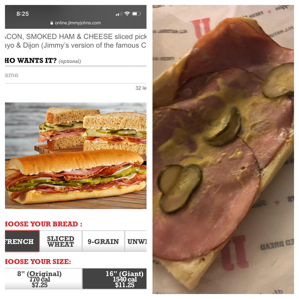 Thanks Jimmy Johns The Giant Cuban  dollars