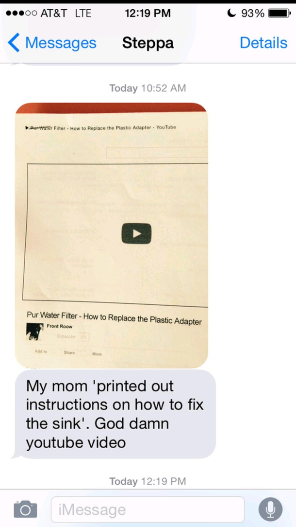 Thanks mom