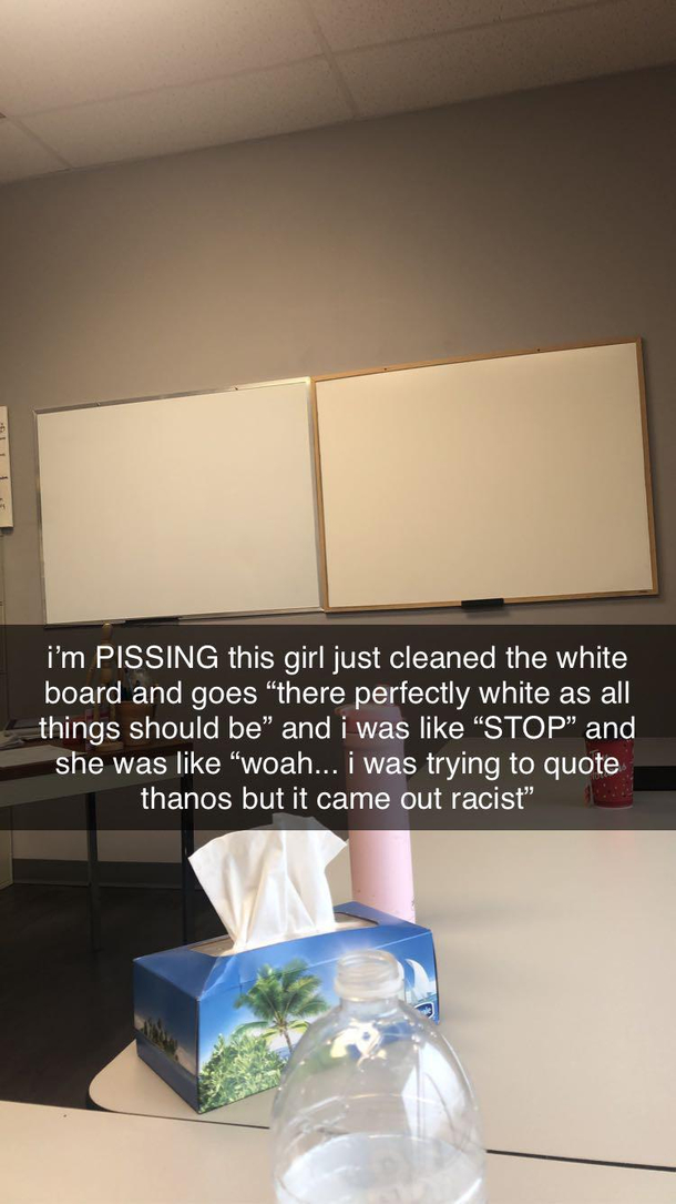 thanos quote gone wrong
