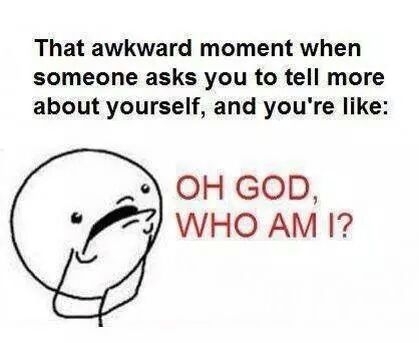 That awkward moment