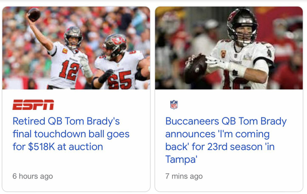 That balls value deflated a lot in six hours