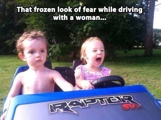 That frozen look of terror