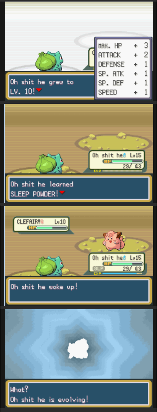 That is a perfect name for a pokemon