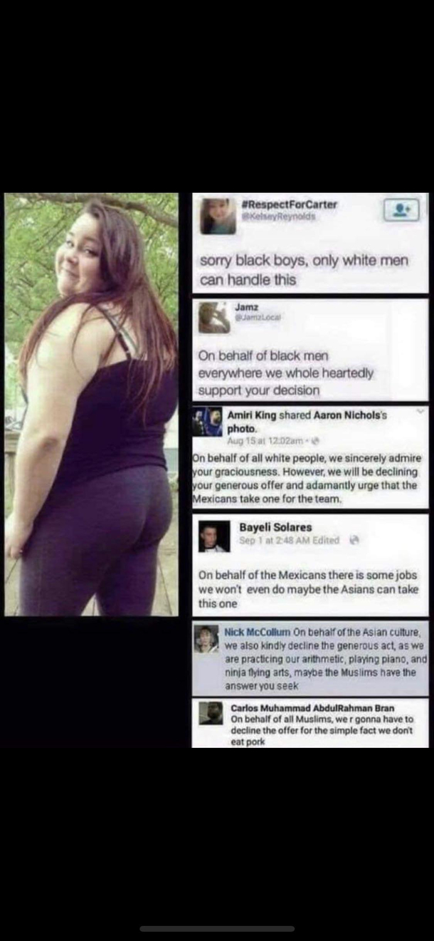 That last comment though