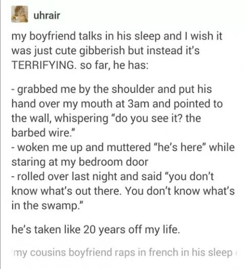 That last one though