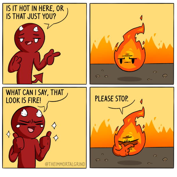 That look is so hot right now