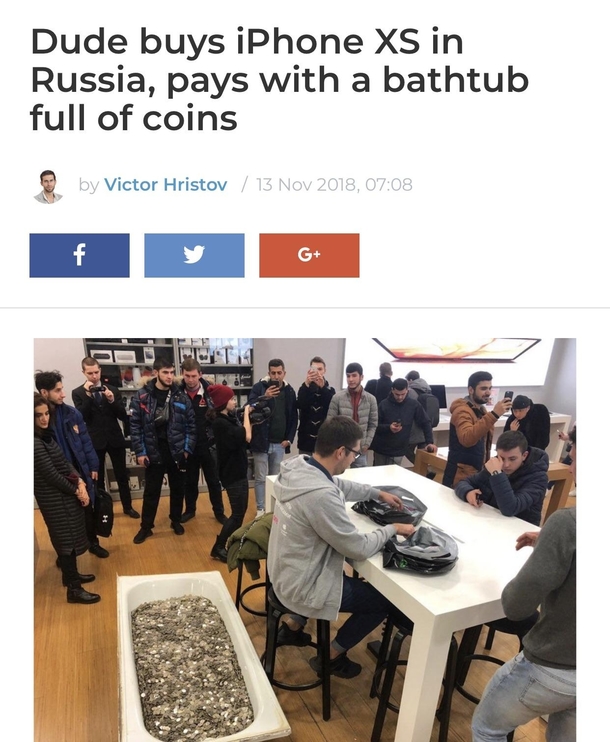 That mustve taken the cashier a while