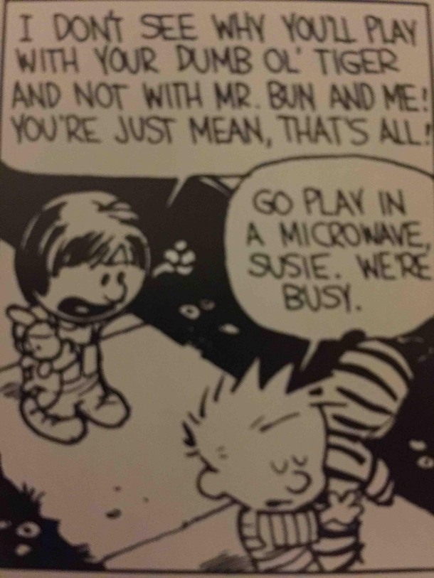 That time Calvin had no chill