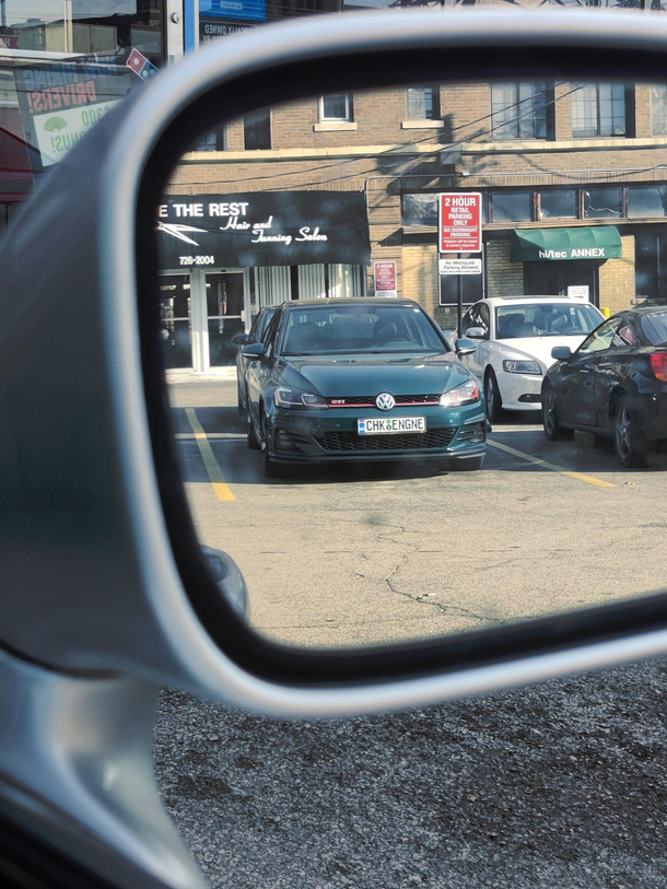 That VW Driver knows whats coming