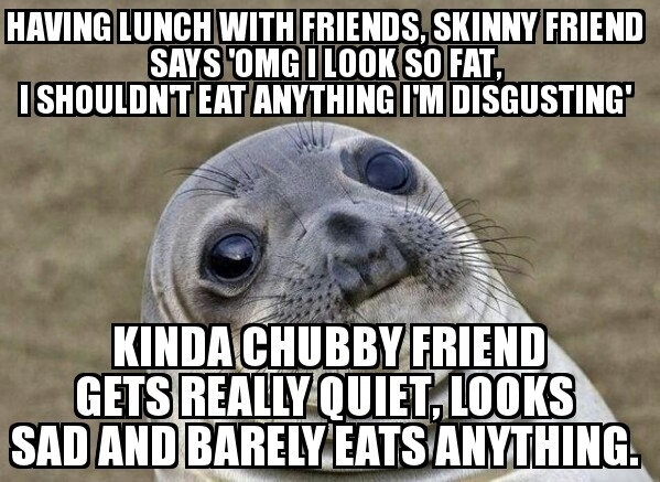 That was an awkward lunch