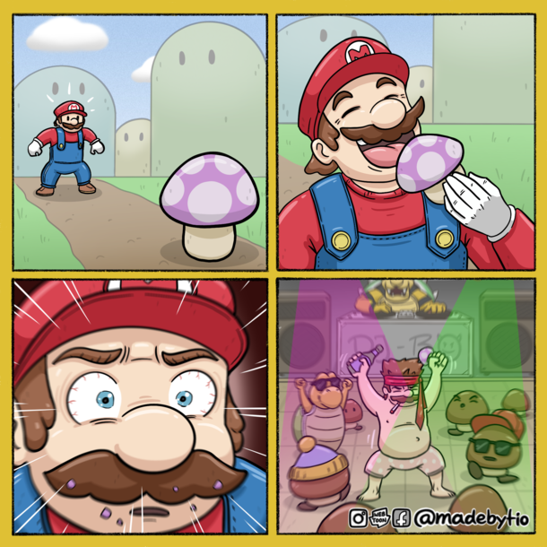 That was the wrong mushroom