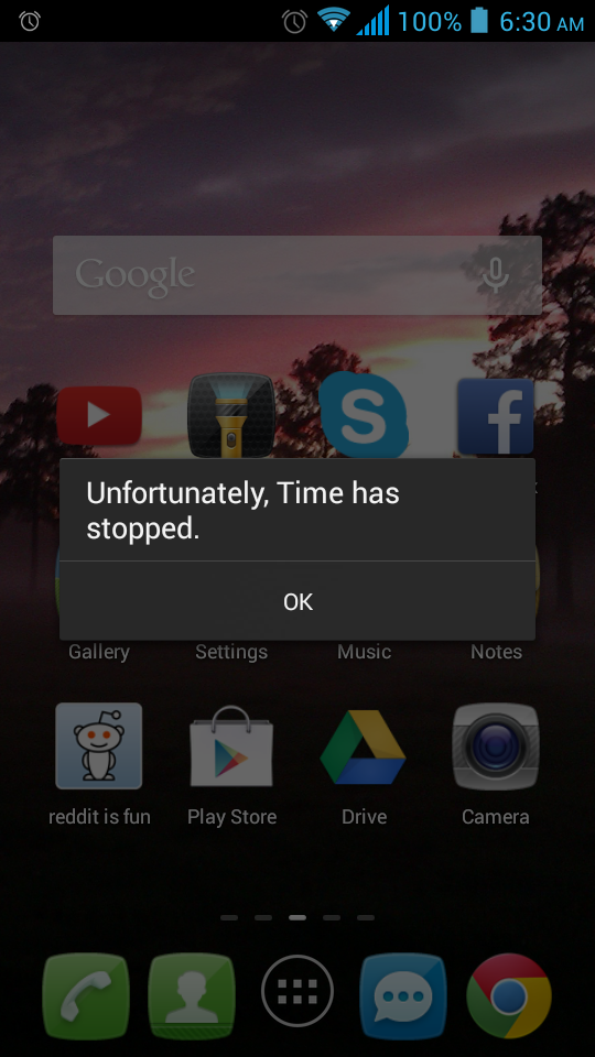 Thats a heck of a bug Android