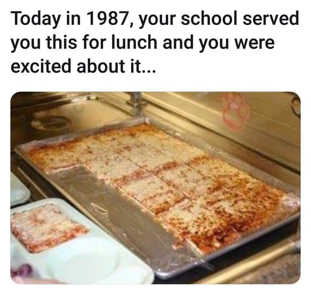 Thats because the day before was kraut and weenies