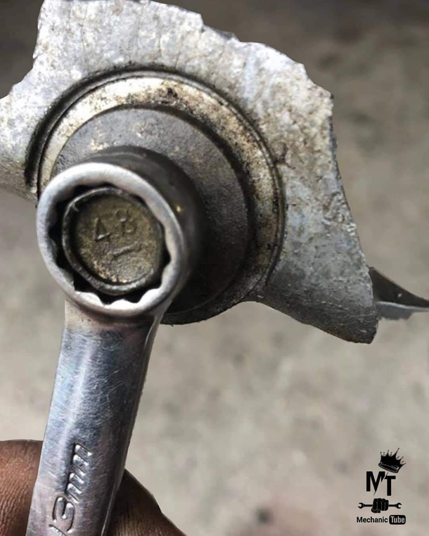 Thats definitely one way to drain your engine oil
