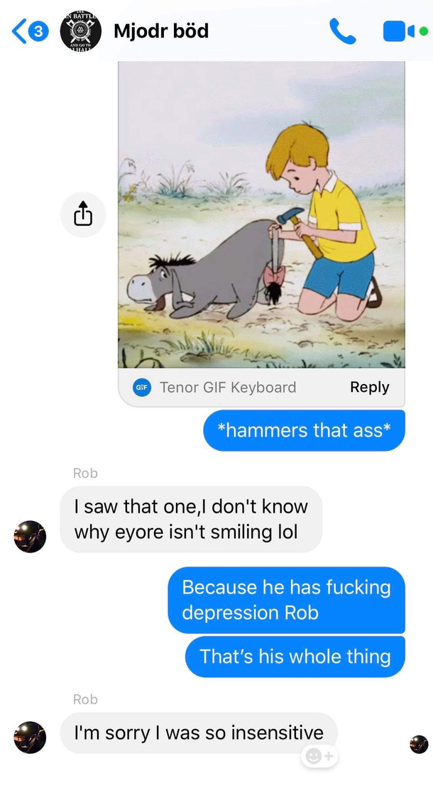 Thats his thing