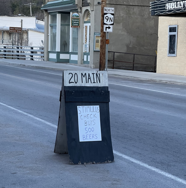 Thats one way to advertise