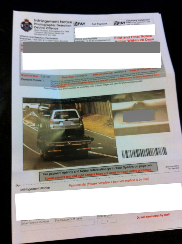 Thats one way to get a speeding ticket