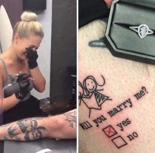 Thats one way to propose I guess