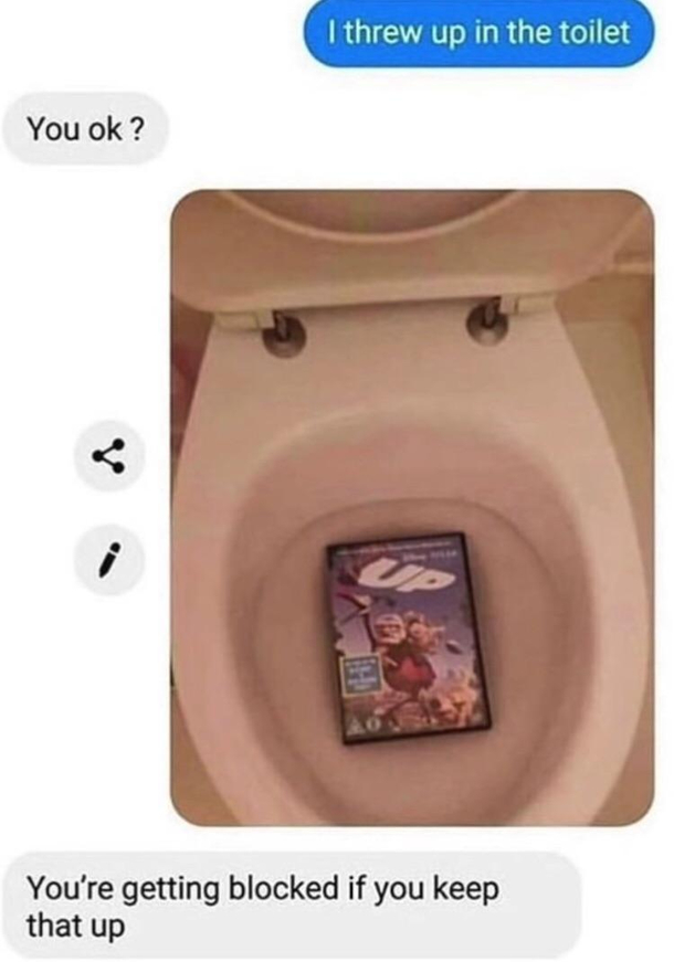 Thats some pretty nice throw up