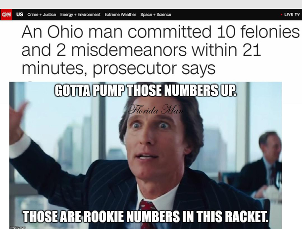 Thats weak Ohio Man
