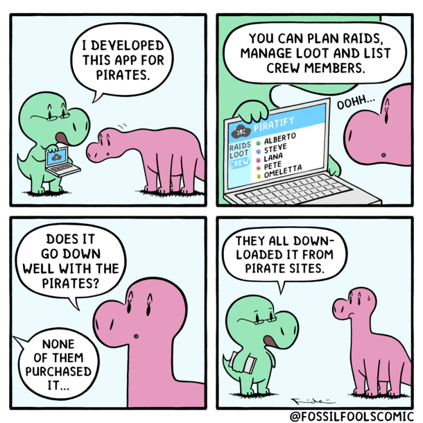 Thats why they are pirates