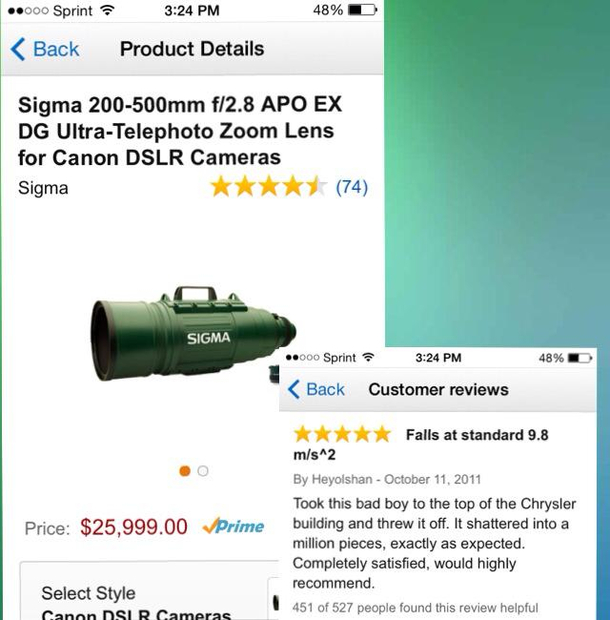 The Amazon review you never knew you needed