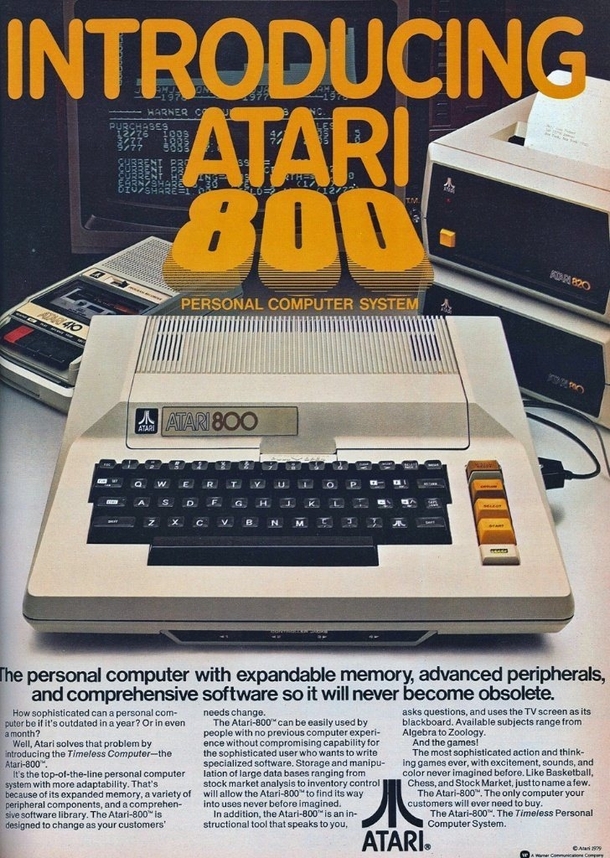 The Atari  It will never become obsolete