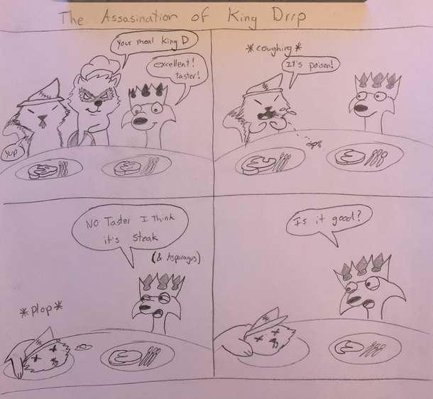 The Attempted assassination of king Drrp