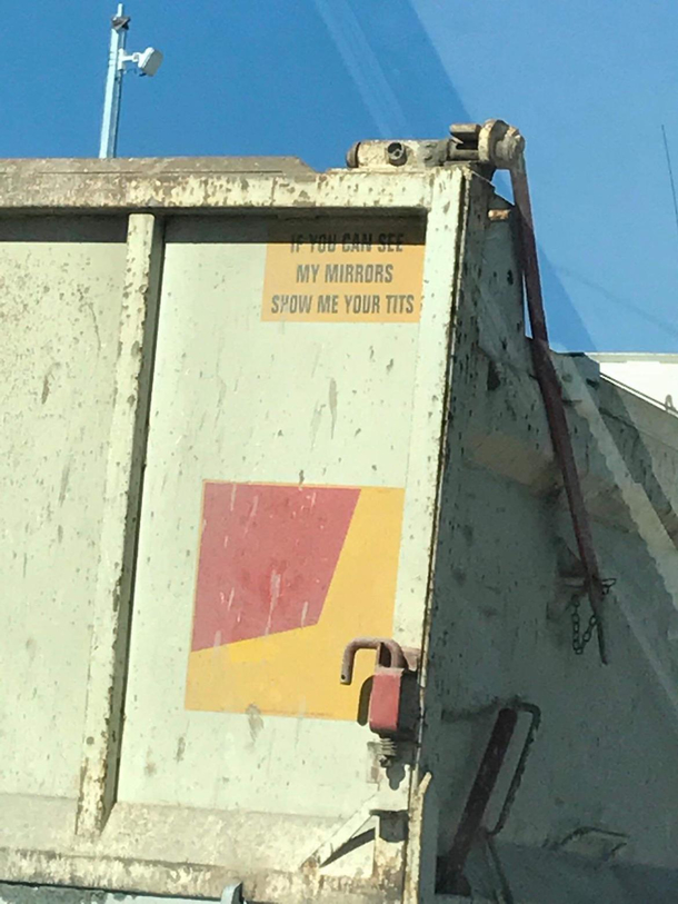 The Aussie milk tanker photo inspired me to share an photo I captured on the highway