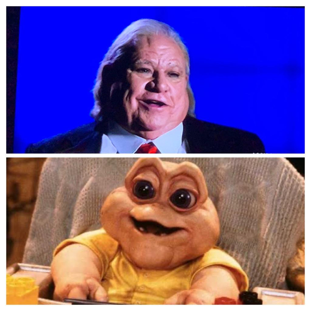 The Baby from Dinosaurs all grown up