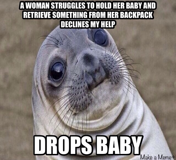 The baby seemed like it was fine