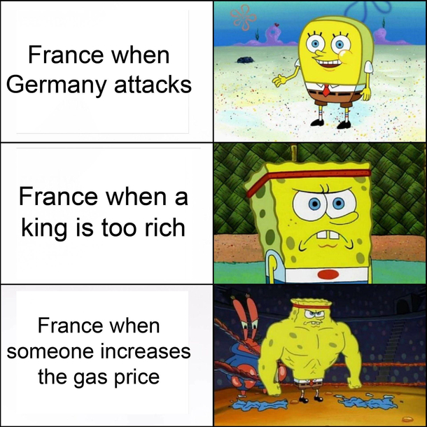 The baguette land surrendered