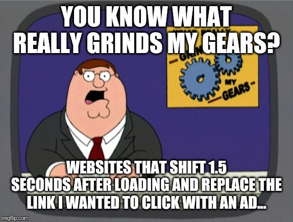 The baited click is so damn annoying