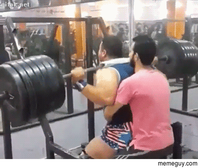 The bar cant even lift