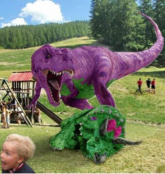 The Barney reboot may be a little too realistic