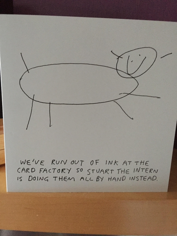 The best card I got this year