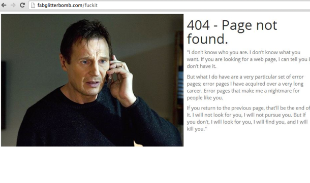 The best  error page Ive ever come across