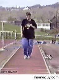 The best long jump attempt ive ever seen