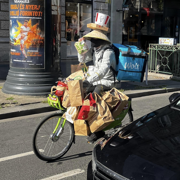The boss of couriers