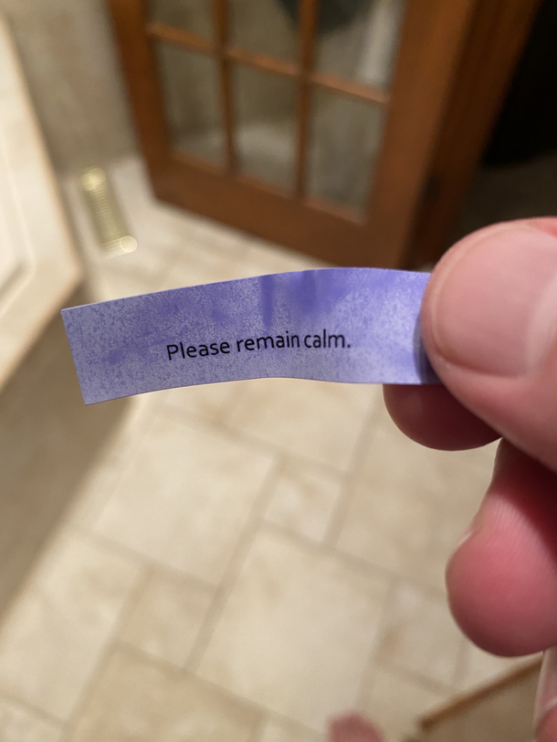 The box for my daughters bath bomb said it had a calming message inside