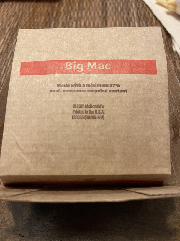 The box or the Big Mac