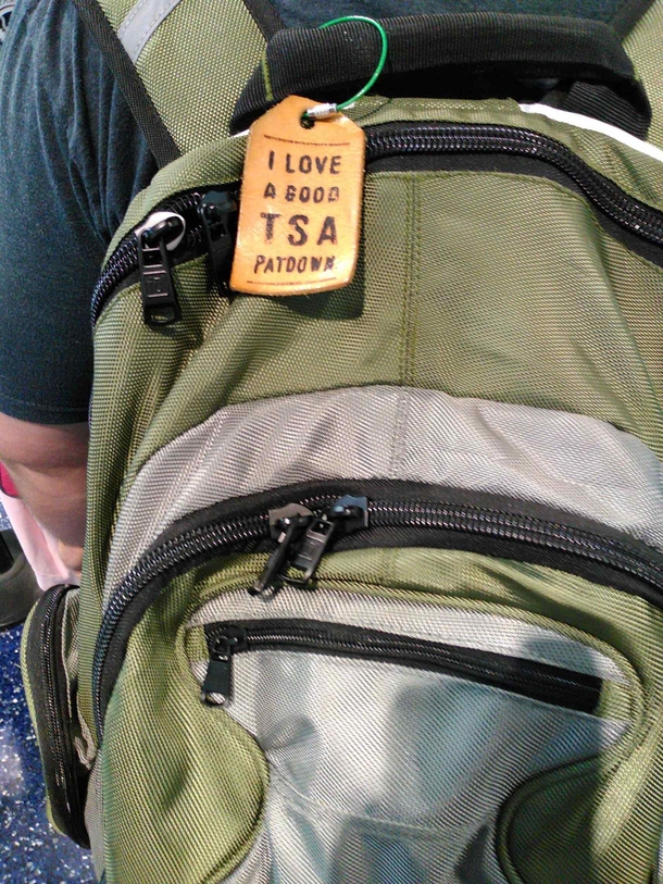 The bravest man in the airport