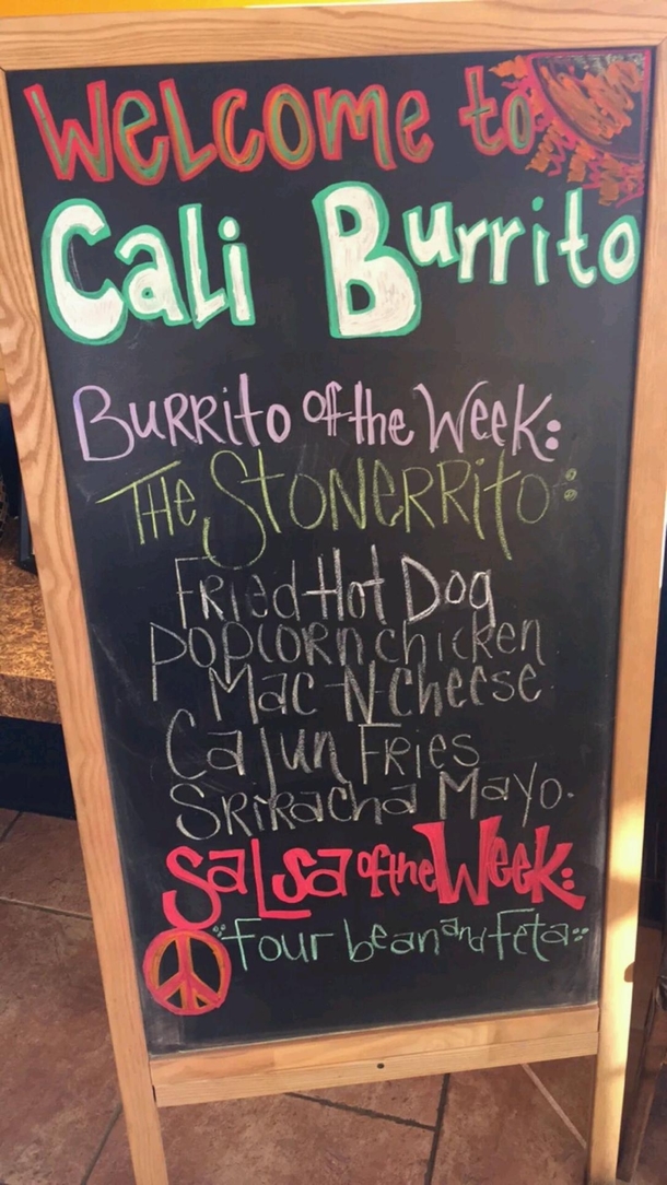 The Burrito Of The Week