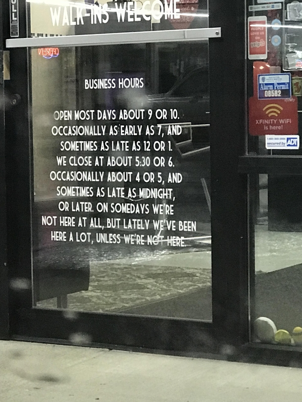 The business hours at my local salon Vancouver Wa