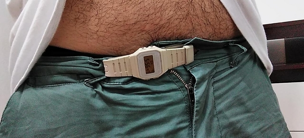 The button of my friends pants popped off mid party I have an idea he said