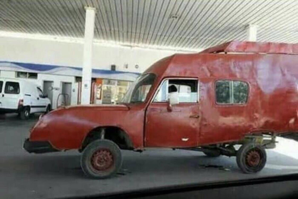 The car every single human drew in kindergarten actually exists