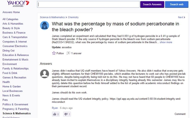 The chemistry staff at my university do not mess around