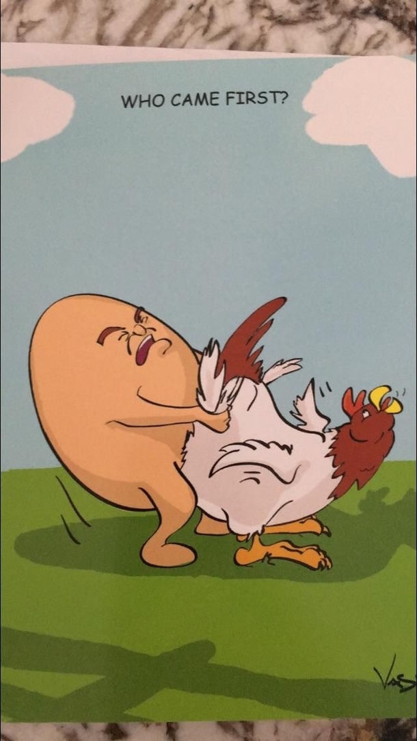 The chicken or the egg - Meme Guy