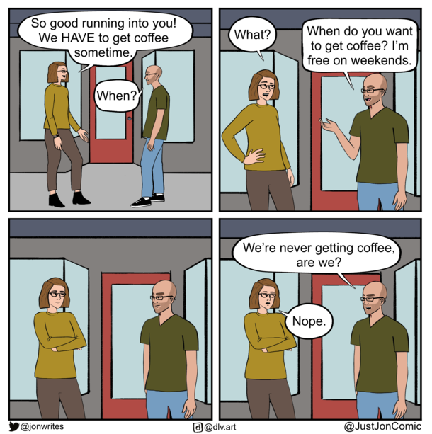 The coffee invite